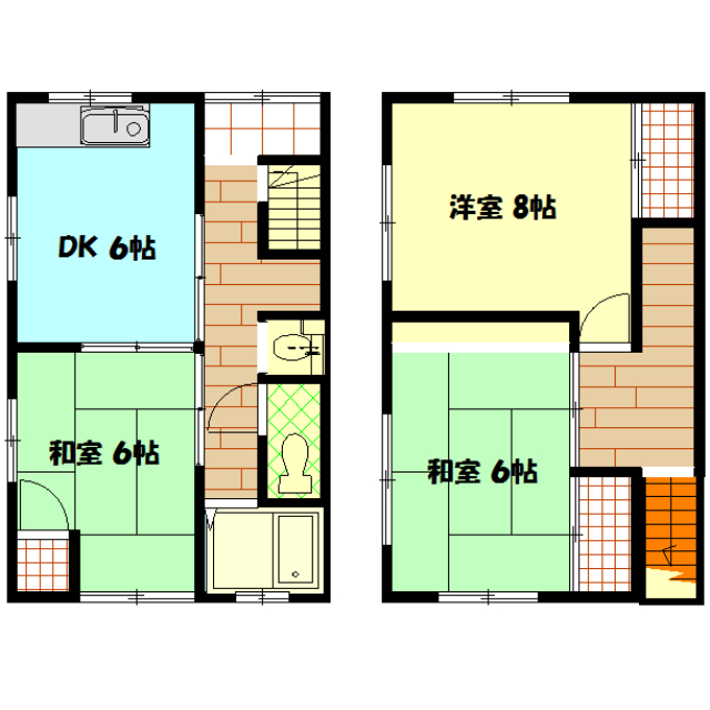 藤下アパートの間取り