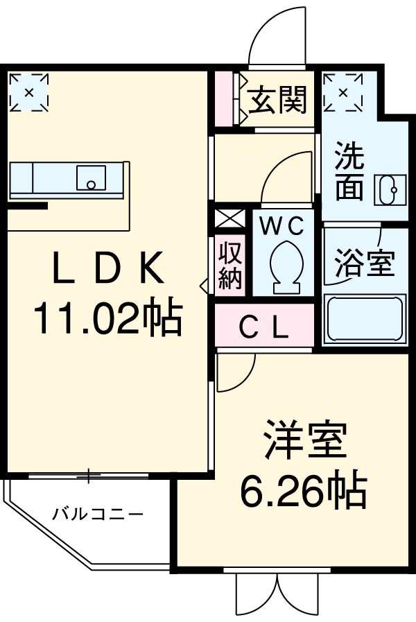 ピアッツァ経堂の間取り