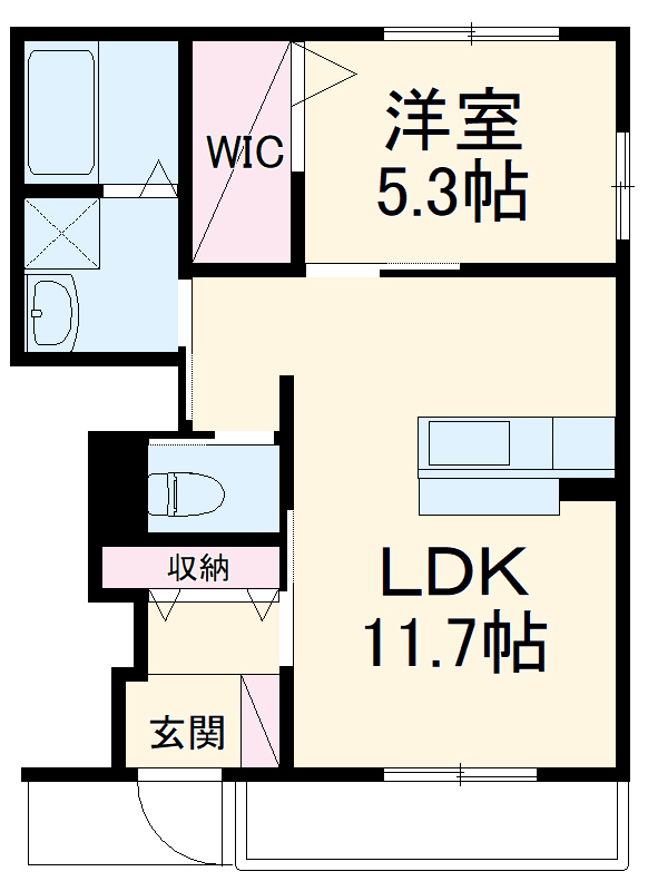 ベルージュの間取り