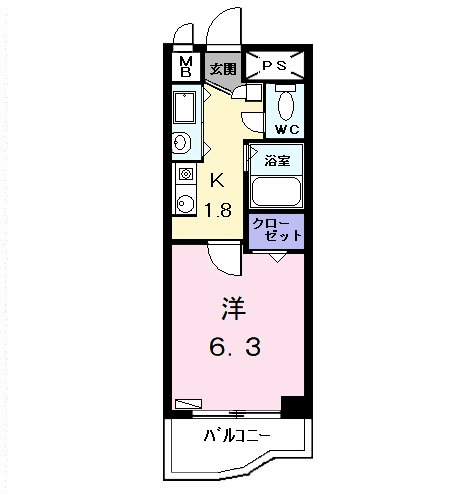 レーベンズ・フロイデの間取り