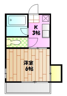 コーポ吉川の間取り