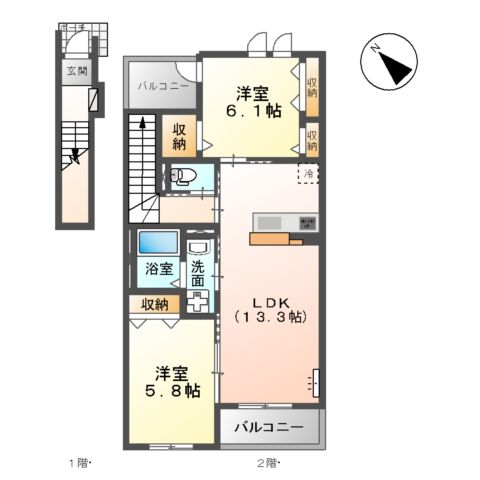 あすみが丘パレスの間取り