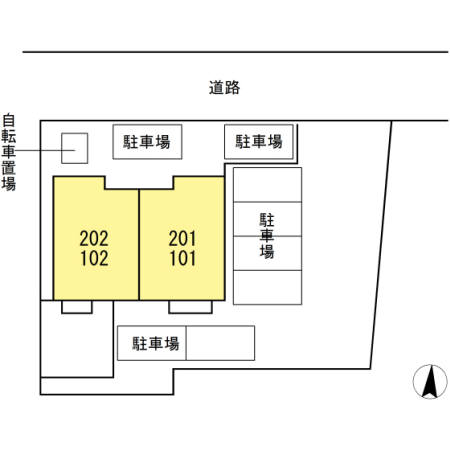 2/5 駐車場