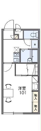 レオパレスボヌールの間取り