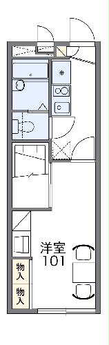 レオパレスドラゴンの間取り