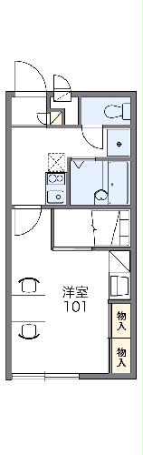レオパレス二川sta Wの間取り