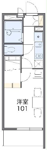 レオパレス豊橋入船の間取り