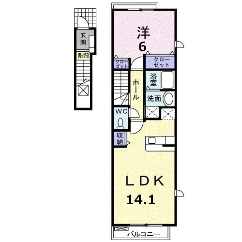 カルムプロムナードの間取り