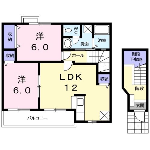 マリオン・スター 牛川通の間取り