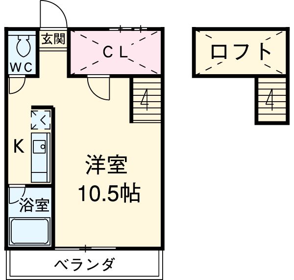 セザンヌ新栄の間取り