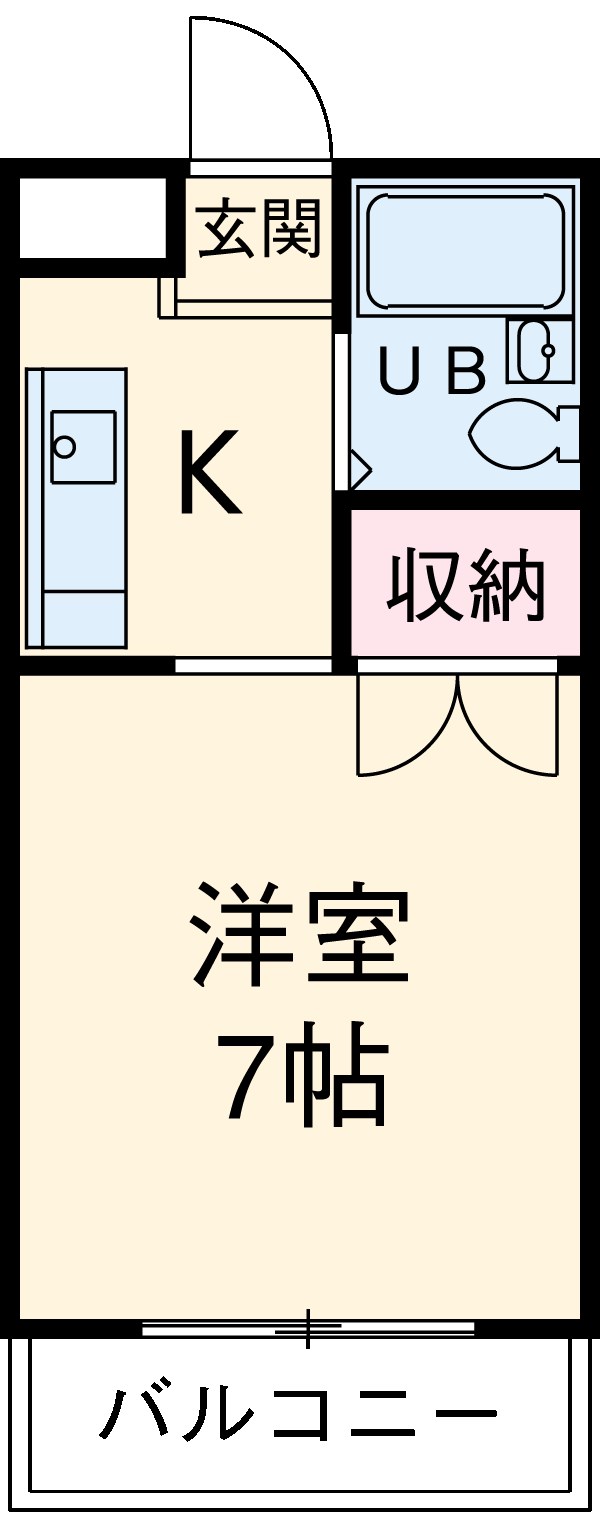 佐藤の完工年月(1988年2月)築の賃貸マンションの間取り