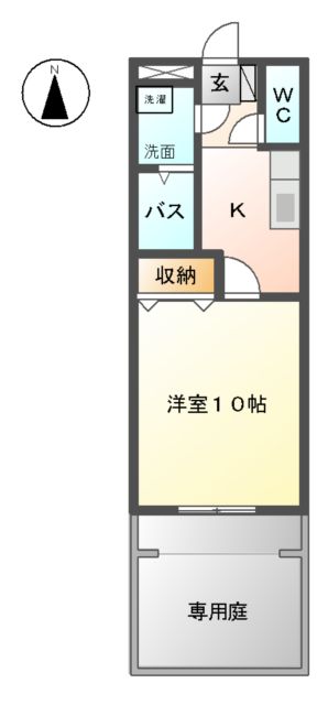 ネオコスモ西沢の間取り