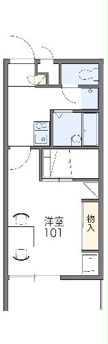 レオパレスFLORIAⅣの間取り