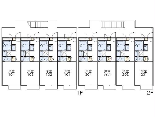 レオパレス花月の間取り