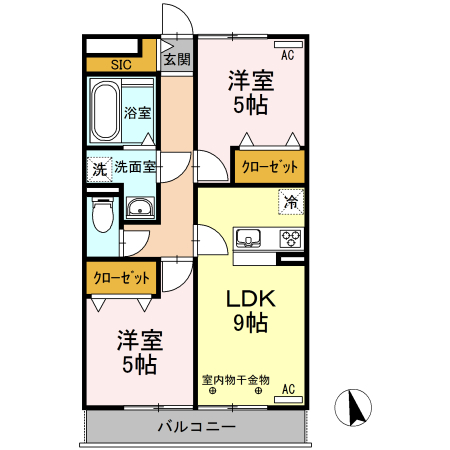 2/30 間取