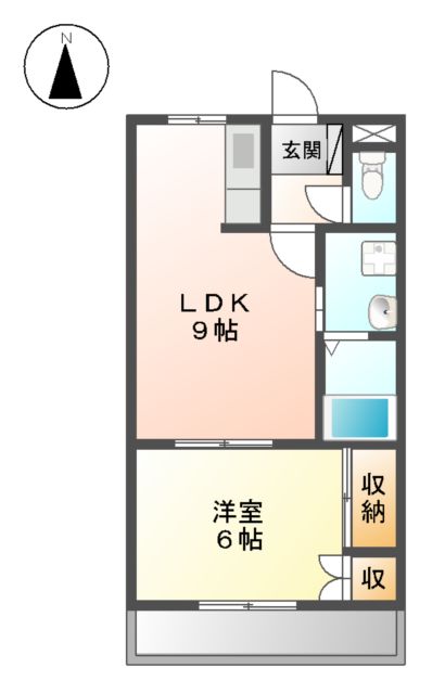 レッドウィング3番館の間取り