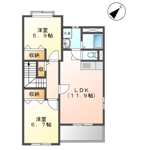 ヴィラ・サンライトⅠの間取り