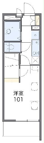 レオパレス花梨の間取り