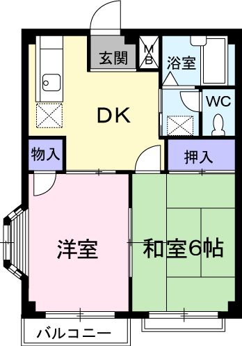 エルディムYの間取り
