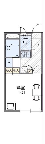 レオパレスボヌールⅡの間取り