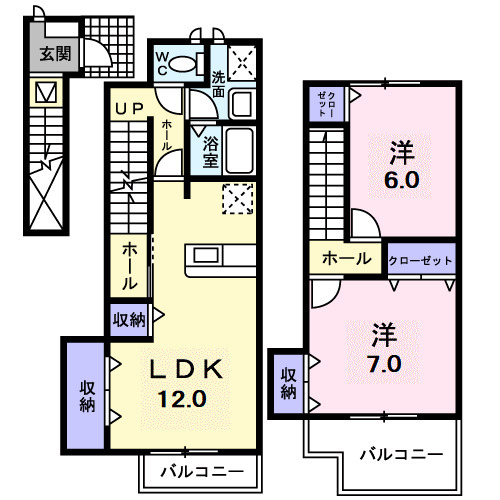 ラフレシールの間取り