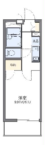 レオパレスケー ファイブの間取り