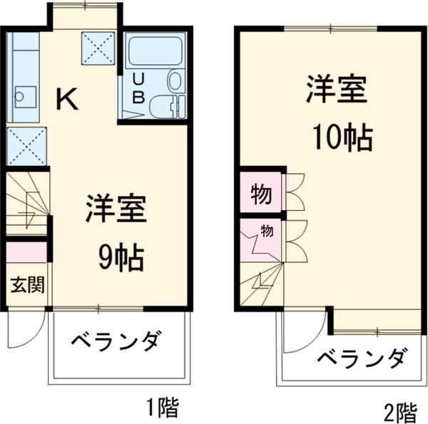 ファミーユ中野の間取り