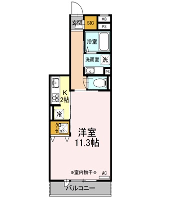 ＳＰＩＲＡＬ　ＴＯＷＮの間取り