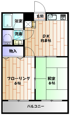 メゾン一富士の間取り