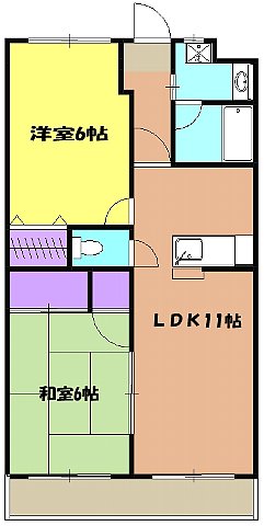 グランポワールⅡの間取り