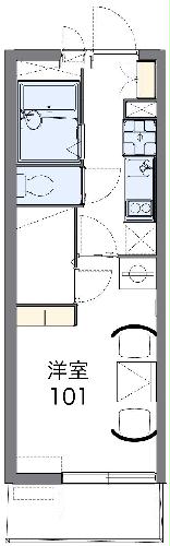 レオパレスマローネの間取り