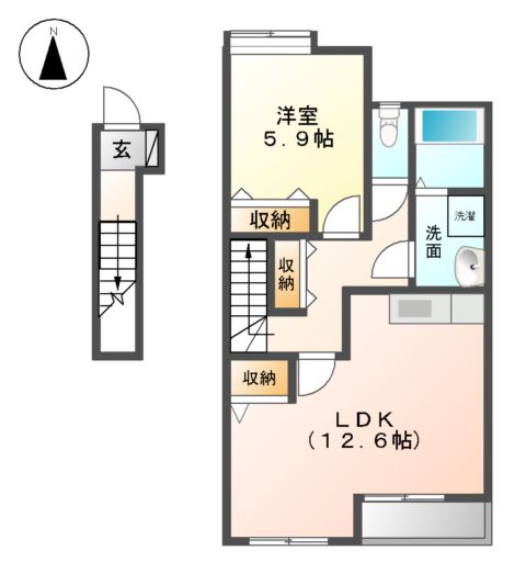 グレイシス堀越の間取り