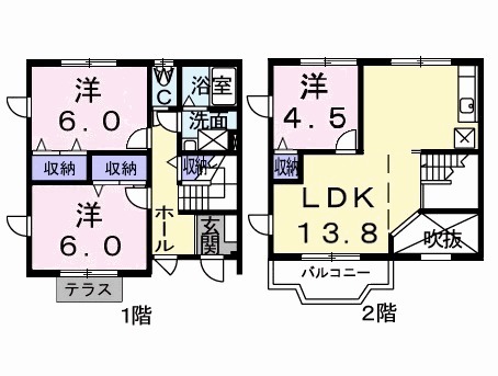 ブロードパークCの間取り