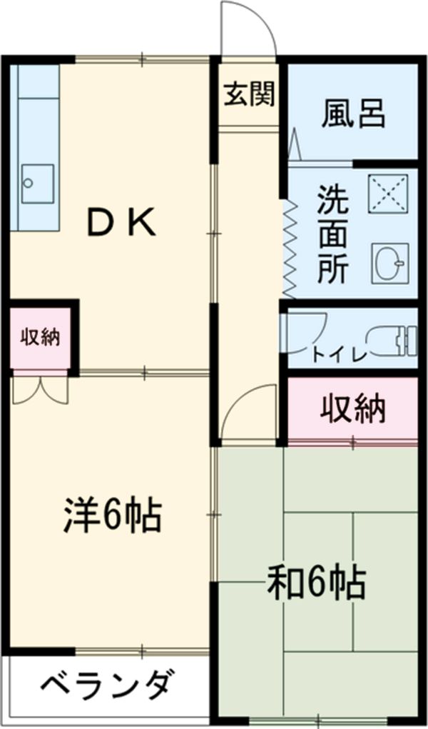 ミラハイツAの間取り
