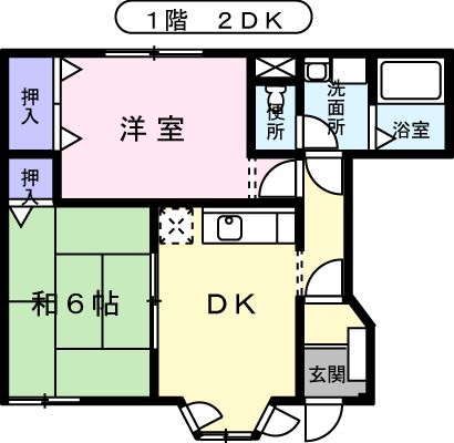 レジデンス・プレインAの間取り