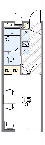 レオパレス赤坂の間取り