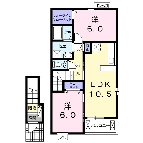 ロイ モンテーニュ Ⅲの間取り