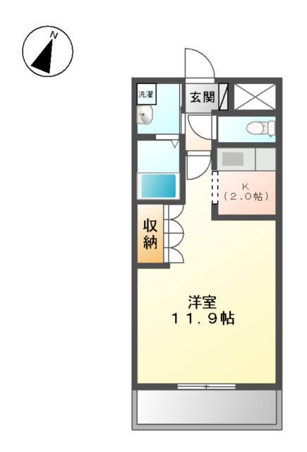 アランチーノの間取り