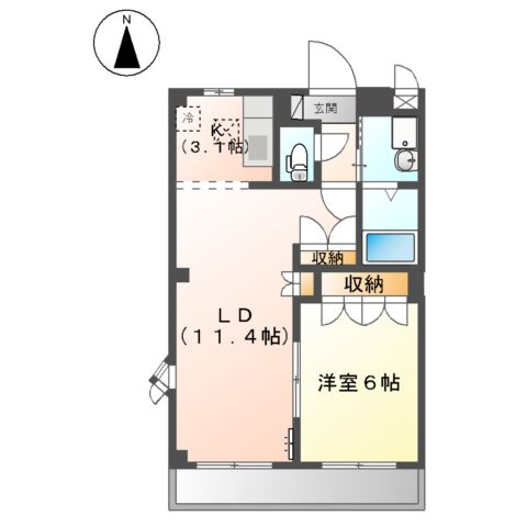 エーデルハイムⅣの間取り