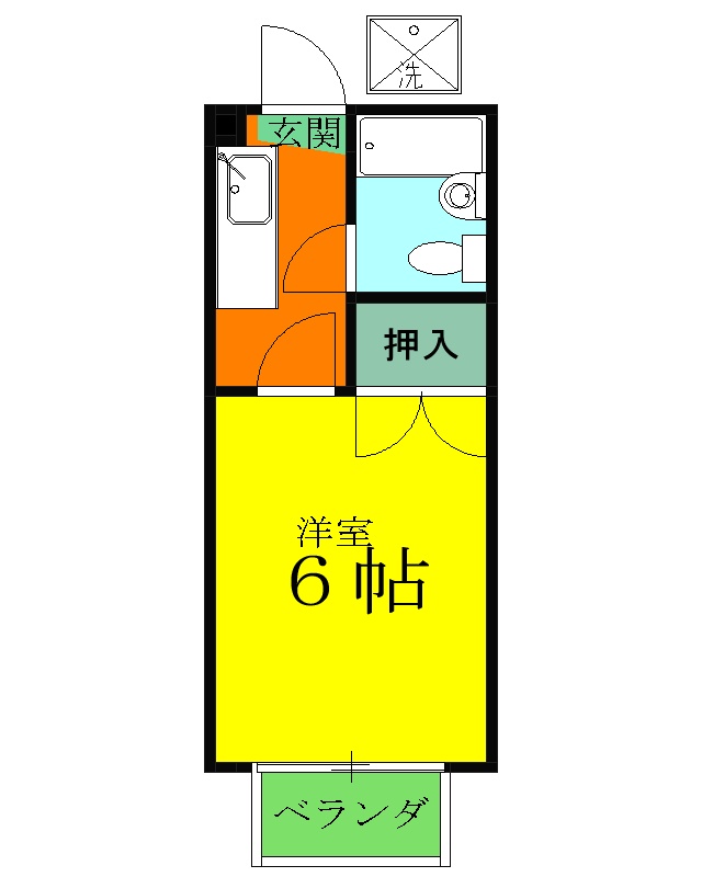 コンチェルトハイツAの間取り