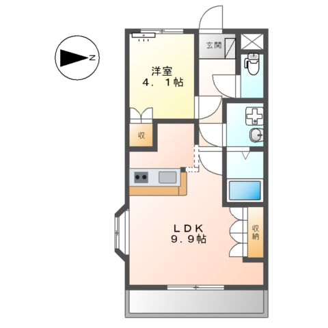 シェルルメゾンの間取り