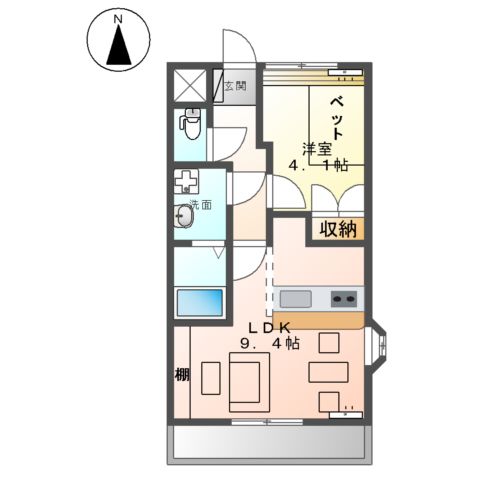 マーベラスの間取り