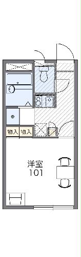 レオパレス花菜の間取り