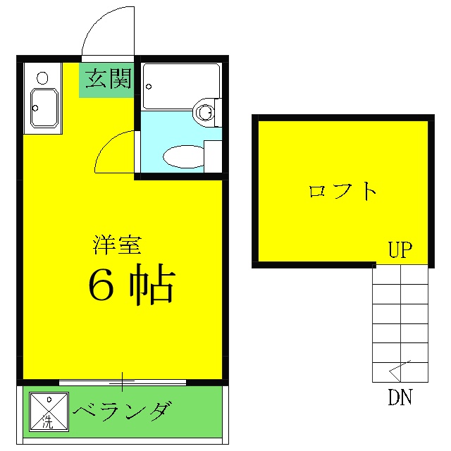タウンハウスとよおかの間取り