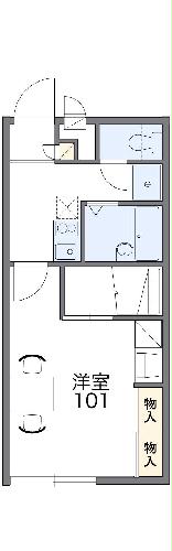 レオパレスブレイヴの間取り