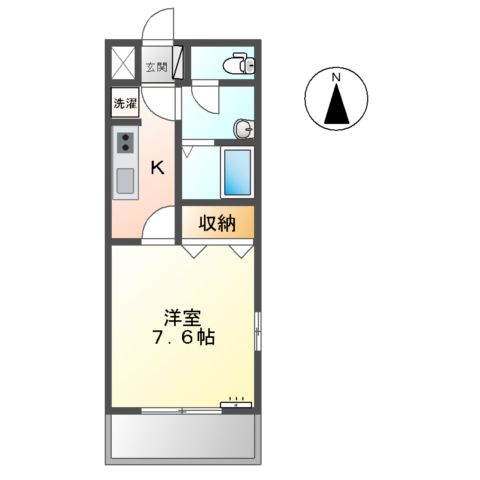 オールージュの間取り