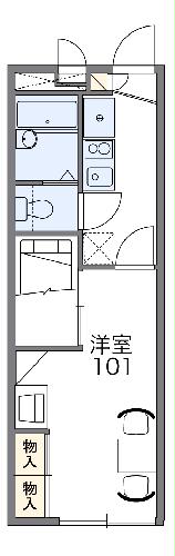 レオパレス大将ヶ根の間取り