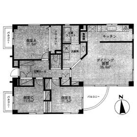 ガーデニア六本木の間取り
