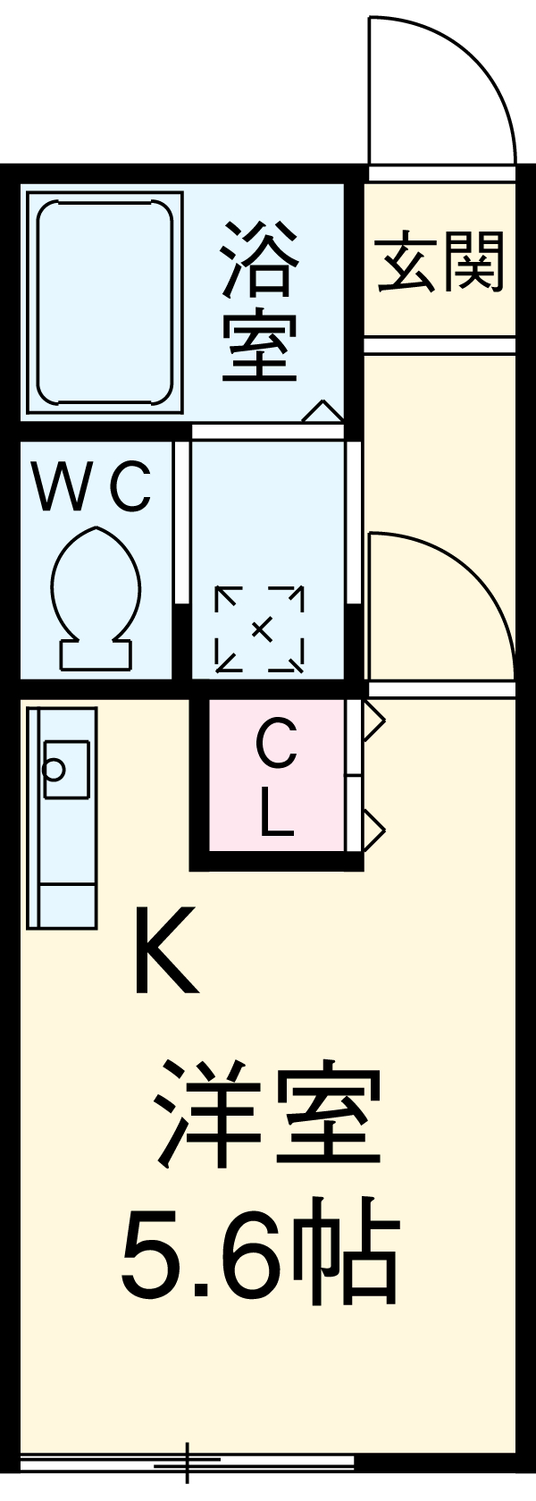 コンフォート緑が丘の間取り