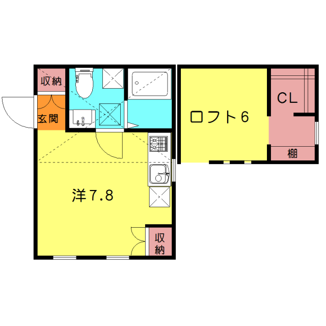 プリマ十七番館の間取り